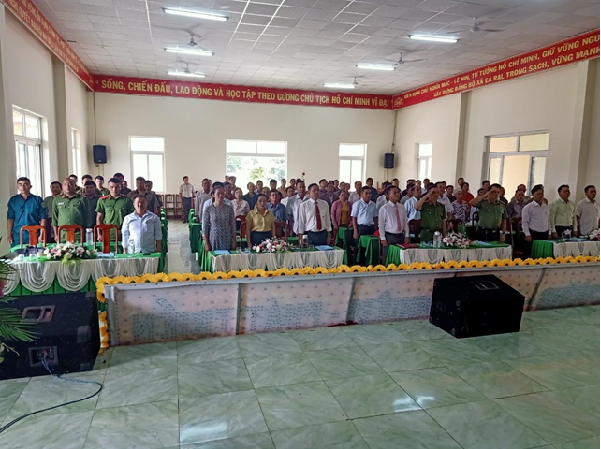 Ngày hội toàn dân bảo vệ an ninh Tổ quốc năm 2022” tại xã Ea Răl